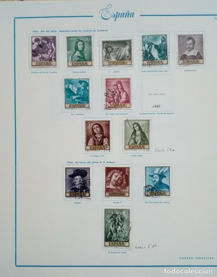 Sellos: ESPA&Ntilde;A USADOS 1962 - Foto 1