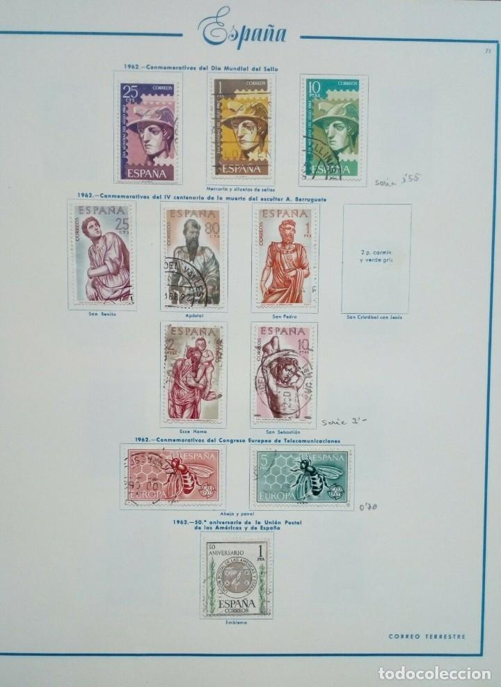 Sellos: ESPA&Ntilde;A USADOS 1962 - Foto 1