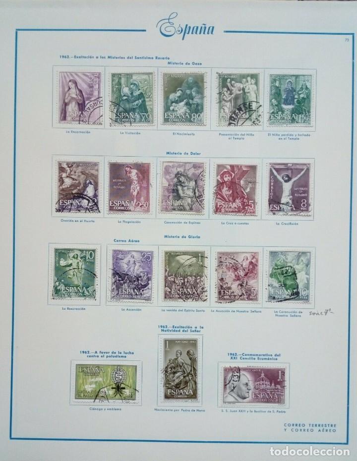 Sellos: ESPA&Ntilde;A USADOS 1962 - Foto 1