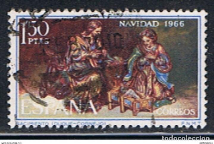 Sellos: ESPA&Ntilde;A // EDIFIL 1764 // 1966 ... USADO - NAVIDAD - Foto 1