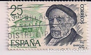 Sellos: ED. 2458. PIO BAROJA. USADO - Foto 1