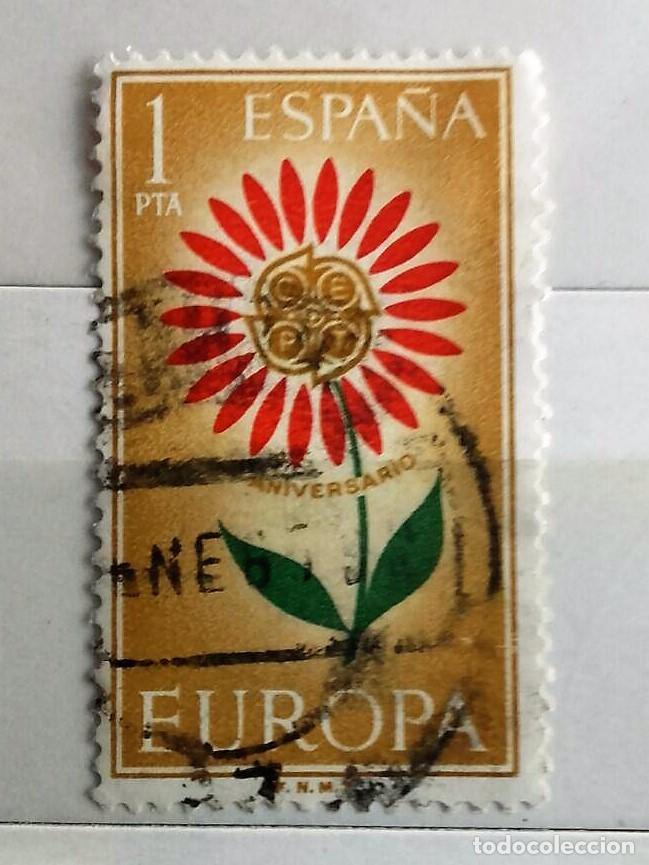 España 1964 Sello Usado Cept 1 Pts Comprar Sellos Usados Ii