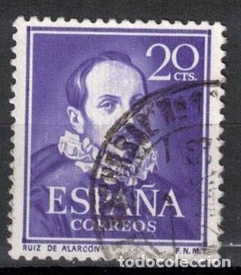 Sellos: ESPA&Ntilde;A 1950 - EDIFIL 1074 - LITERATOS - Foto 1