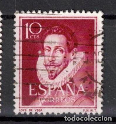 Sellos: ESPA&Ntilde;A 1950 - EDIFIL 1072 - LITERATOS - Foto 1