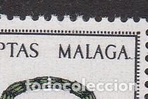 Sellos: ERROR NUM. 1558 R - PUNTO DESPUES DE LA &Uacute;LTIMA A DE MALAGA - Foto 2