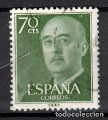Sellos: ESPA&Ntilde;A 1955 - EDIFIL 1151 - GENERAL FRANCO - Foto 1