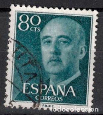 Sellos: ESPA&Ntilde;A 1955 - EDIFIL 1152 - GENERAL FRANCO - Foto 1