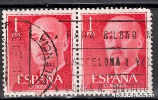 Sellos: ESPA&Ntilde;A 1955 - EDIFIL 1153 - GENERAL FRANCO - Foto 1