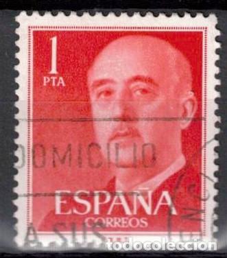 Sellos: ESPA&Ntilde;A 1955 - EDIFIL 1153 - GENERAL FRANCO - Foto 1