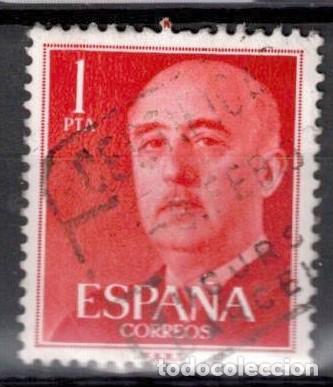 Sellos: ESPA&Ntilde;A 1955 - EDIFIL 1153 - GENERAL FRANCO - Foto 1