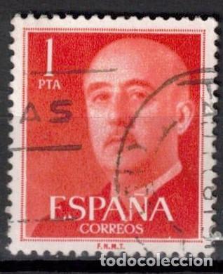 Sellos: ESPA&Ntilde;A 1955 - EDIFIL 1153 - GENERAL FRANCO - Foto 1
