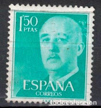Sellos: ESPA&Ntilde;A 1955 - EDIFIL 1155 - GENERAL FRANCO - Foto 1
