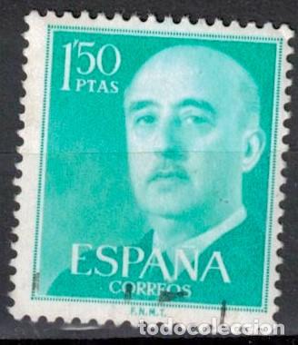 Sellos: ESPA&Ntilde;A 1955 - EDIFIL 1155 - GENERAL FRANCO - Foto 1