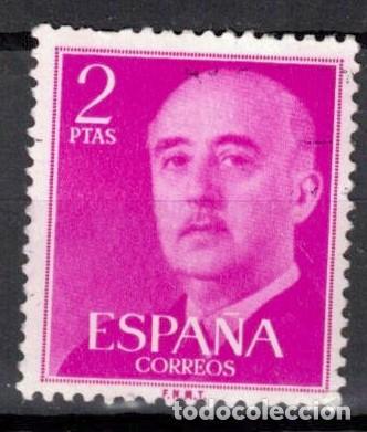 Sellos: ESPA&Ntilde;A 1955 - EDIFIL 1158 - GENERAL FRANCO - Foto 1