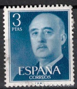 Sellos: ESPA&Ntilde;A 1955 - EDIFIL 1159 - GENERAL FRANCO - Foto 1