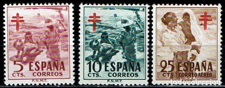 Sellos: ESPA&Ntilde;A 1951 - EDIFIL 1103/1105 (**) - Foto 1