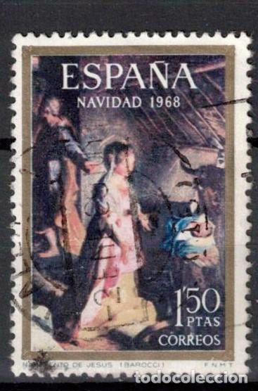 Sellos: ESPA&Ntilde;A 1968 - EDIFIL 1897- NAVIDAD - Foto 1