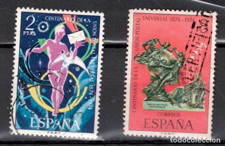 Sellos: ESPA&Ntilde;A 1974 - EDIFIL 2211/12- CENT. UNION POSTAL UNIVERSAL - Foto 1