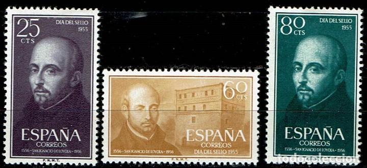 Sellos: ESPA&Ntilde;A 1955 - EDIFIL 1166/1168 (*) - Foto 1
