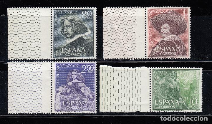Sellos: 1961 EDIFIL 1340/43** NUEVOS SIN CHARNELA BH. CENTENARIO MUERTE VELAZQUEZ (220-8)