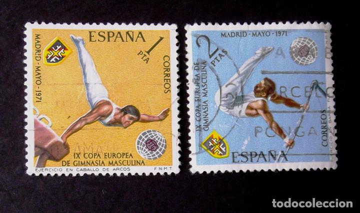 Sellos: 2034-5, SERIE EN USADO. GIMNASIA. - Foto 1