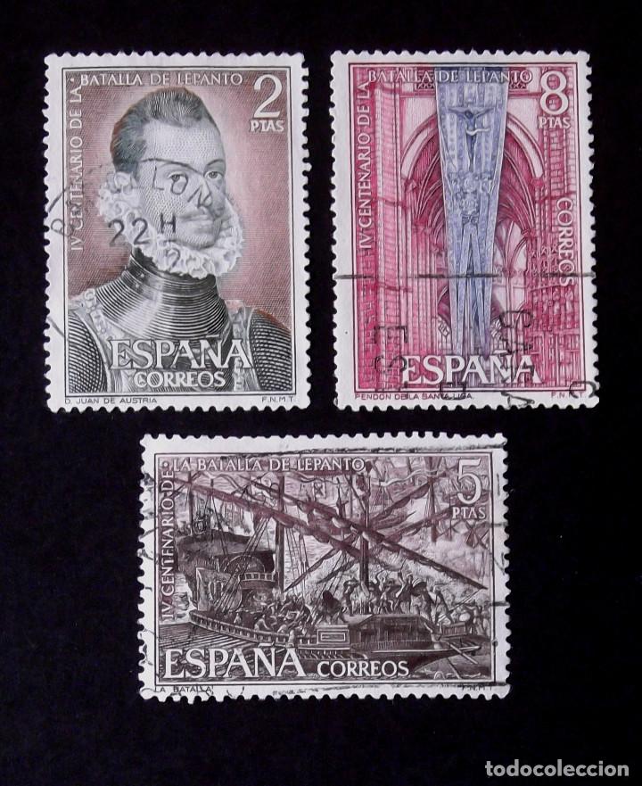 Sellos: 2055-7, SERIE EN USADO, LEPANTO. - Foto 1