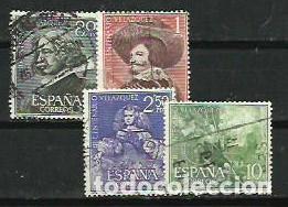 Sellos: A&Ntilde;O 1961.-ID-677.-EDIFIL1340/43.-III CENTENARIO MUERTE DE VEL&Aacute;ZQUEZ