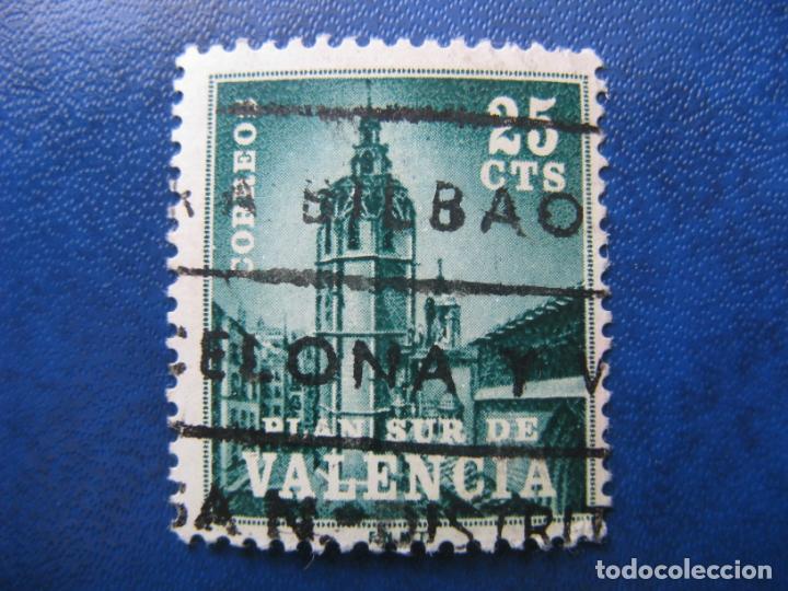 Sellos: 1966, plan sur de valencia, el miguelete, edifil 4 - Foto 1