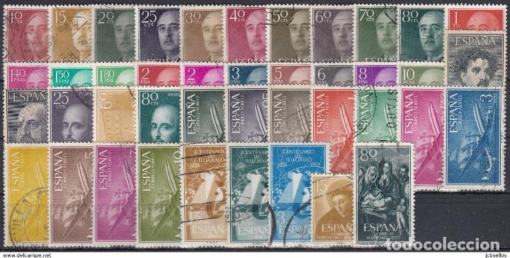 Sellos: Espa&ntilde;a a&ntilde;o 1955 completo usado - Foto 1