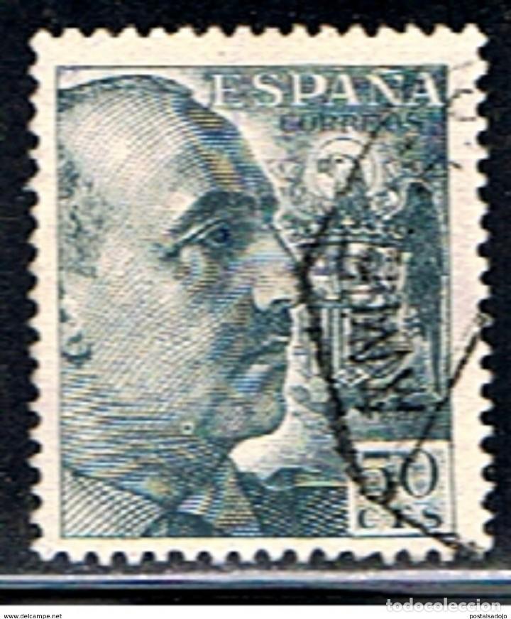 Sellos: ESPA&Ntilde;A // EDIFIL 1053 // 1949-54 ... USADO - Foto 1