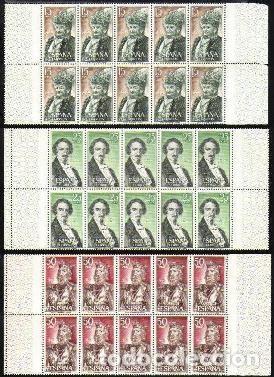 Selos: 10 SERIES EDIFIL 2071/73 **