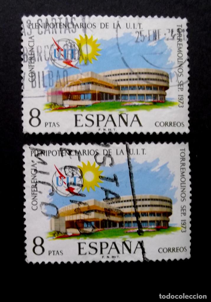 Sellos: 2145, DOS SERIES EN USADO. U.I.T. - Foto 1