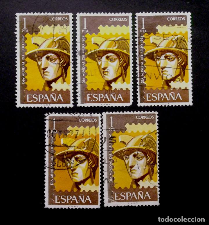 Sellos: 1432. CINCO SELLOS USADOS. SELLO. - Foto 1