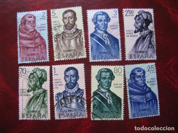 Timbres: -1963, forjadores de america, edifil 1526/33