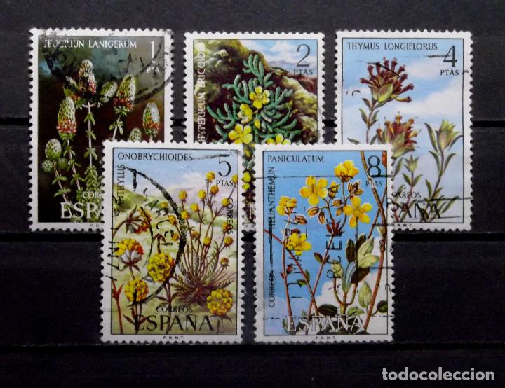 Sellos: 2220-4, SERIE EN USADO. FLORA. - Foto 1