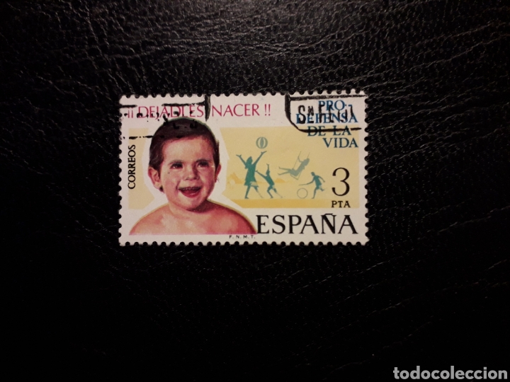 Sellos: ESPA&Ntilde;A EDIFIL 2282 SERIE COMPLETA USADA. PRO DEFENSA DE LA VIDA 1975. - Foto 1