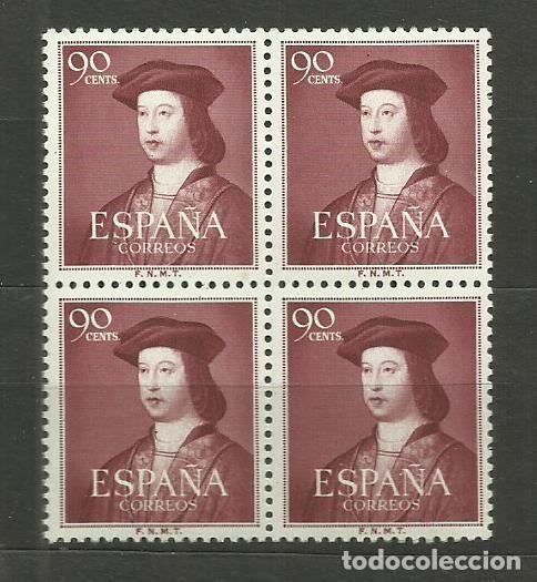 Sellos: ESPA&Ntilde;A FERNANDO EL CATOLICO( NUEVOS**)BLOC DE 4 - Foto 1