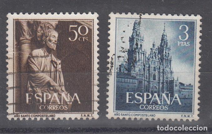 Sellos: EDIFIL 1130/1. A&Ntilde;O SANTO COMPOSTELANO. USADO. - Foto 1