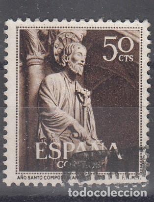 Sellos: EDIFIL 1130. A&Ntilde;O SANTO COMPOSTELANO. USADO. - Foto 1