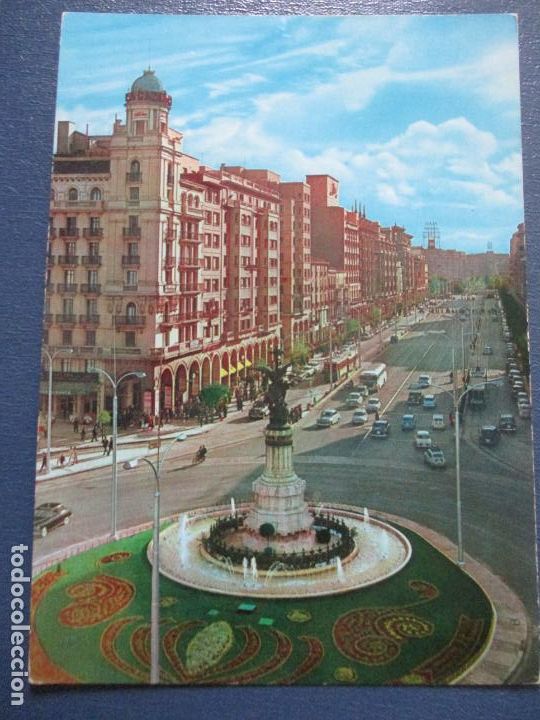 Sellos: POSTAL CIRCULADA 1962 de zaragoza A barcelona - Foto 1