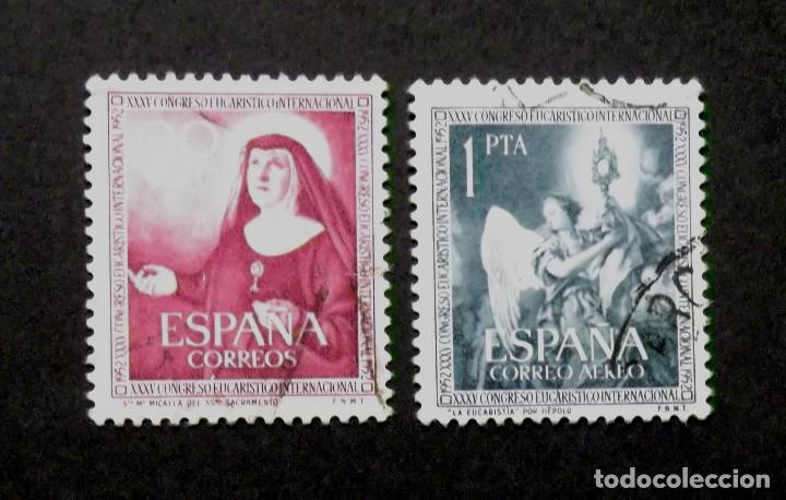 Sellos: 1116-7, SERIE EN USADO. EUCAR&Iacute;STICO. - Foto 1