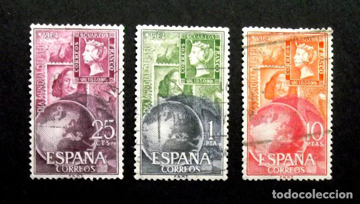 Sellos: 1595-7, SERIE EN USADO. SELLO. - Foto 1