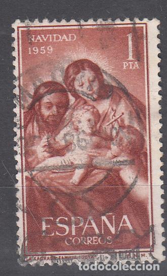 Sellos: EDIFIL 1253. NAVIDAD 1959. USADO. - Foto 1