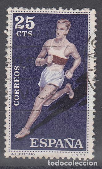 Sellos: EDIFIL 1306. DEPORTES 1960. USADO. - Foto 1