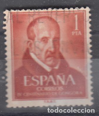 Sellos: EDIFIL 1370. LUIS DE GONGORA 1961. USADO. - Foto 1