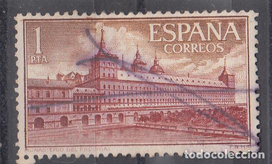 Sellos: EDIFIL 1384. MONASTERIO DE EL ESCORIAL 1961. USADO. - Foto 1