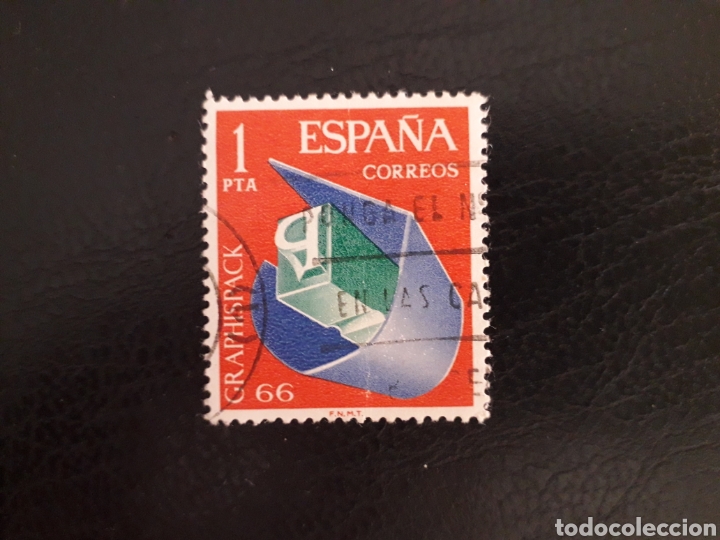 Sellos: ESPA&Ntilde;A EDIFIL 1709 SERIE COMPLETA USADA. GRAPHISPACK 1966. - Foto 1