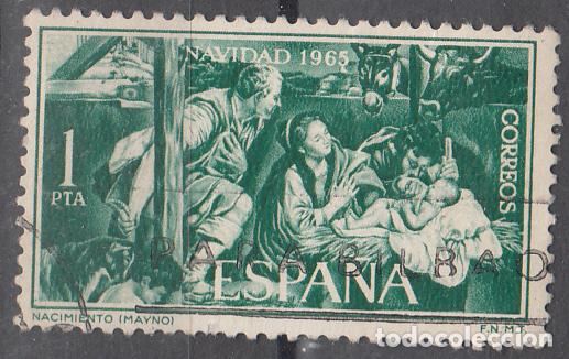 Sellos: EDIFIL 1692. NAVIDAD 1965. USADO. - Foto 1