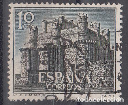 Sellos: EDIFIL 1738. CASTILLOS DE ESPA&Ntilde;A 1966. USADO. - Foto 1