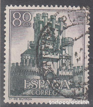 Sellos: EDIFIL 1743. CASTILLOS DE ESPA&Ntilde;A 1966. USADO. - Foto 1